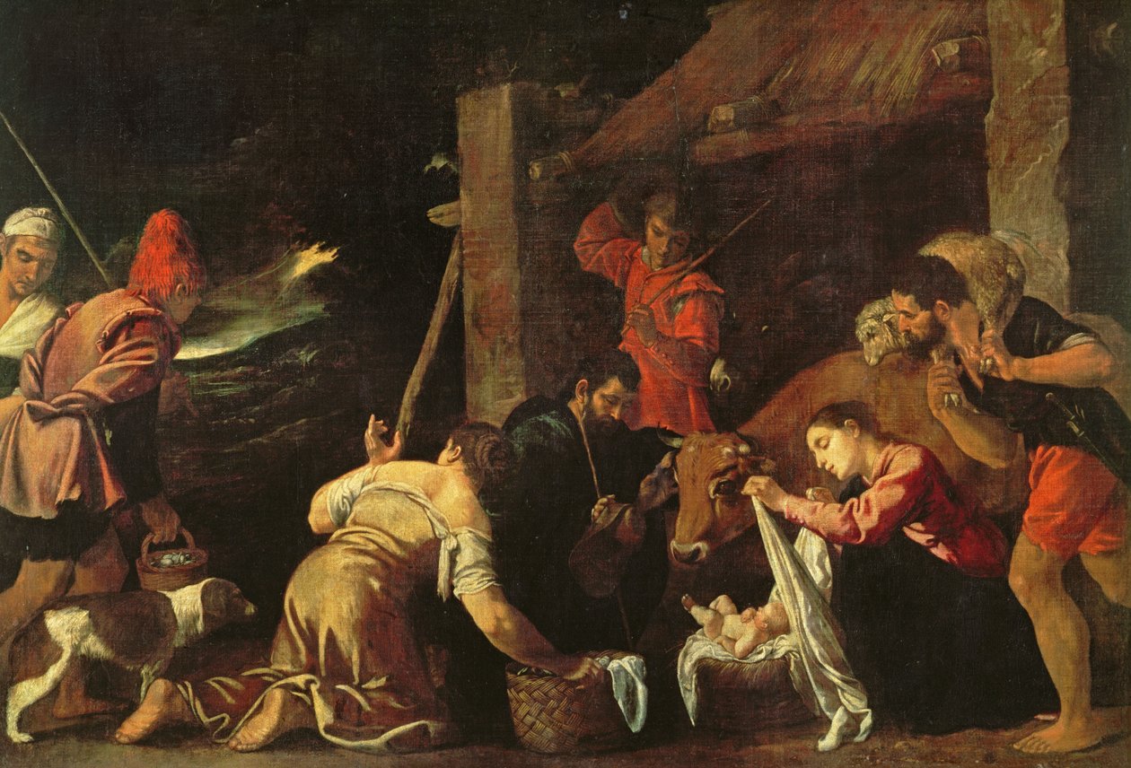 Hyrdenes tilbedelse av Pedro Orrente