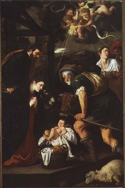 Hyrdenes tilbedelse av Pedro Orrente