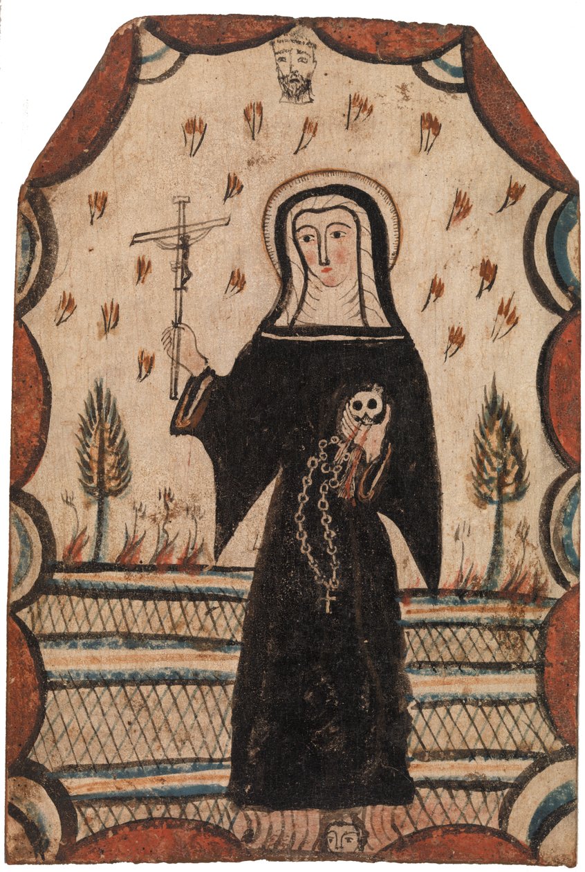 Den hellige Rita av Cascia (Santa Rita de Cascia) av Pedro Antonio Frésquis