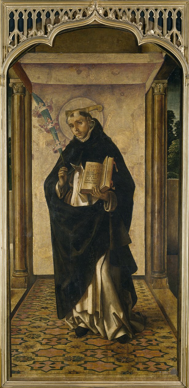 Sankt Peter Martyr, 1493-1499 av Pedro Berruguete