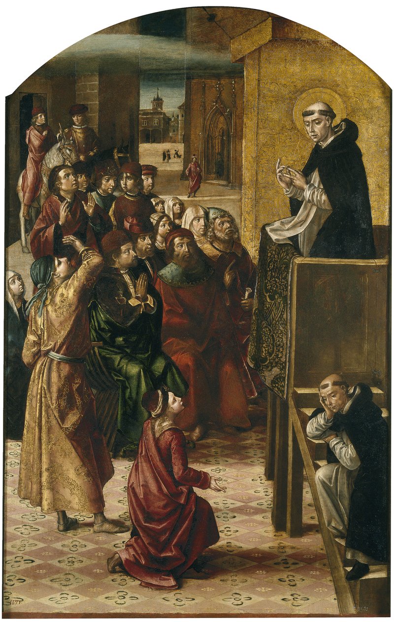 Skyens mirakel, 1493-1499 av Pedro Berruguete
