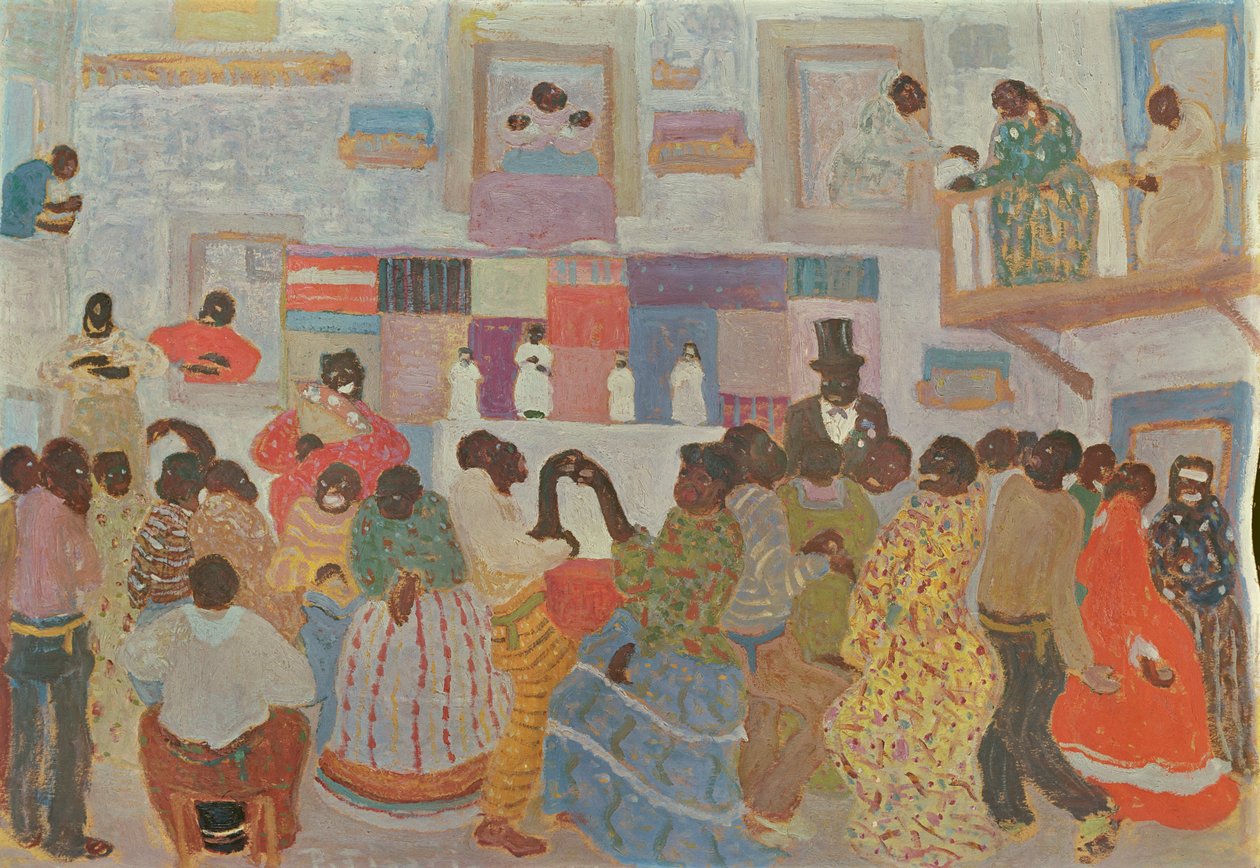 Dansere i Haiti av Pedro Figari