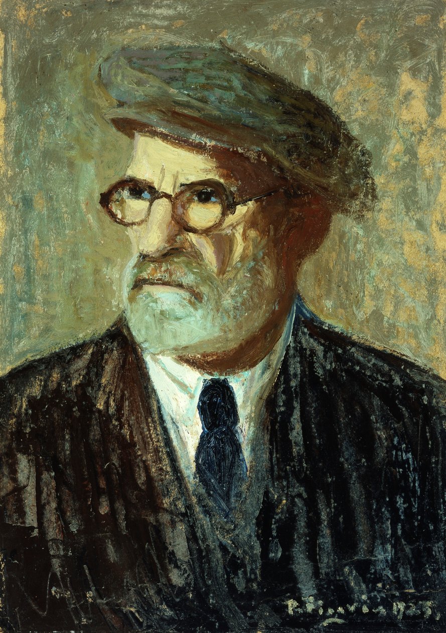 Selvportrett; selvportrett av Pedro Figari