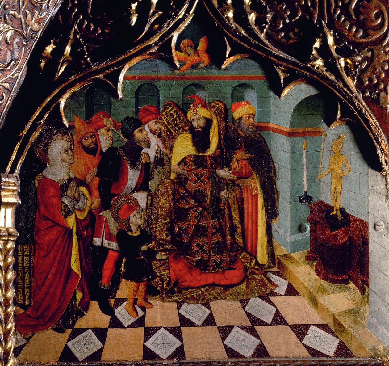 Altertavle av Sant Quirze de Galliners, detalj av Pedro García de Benabarre