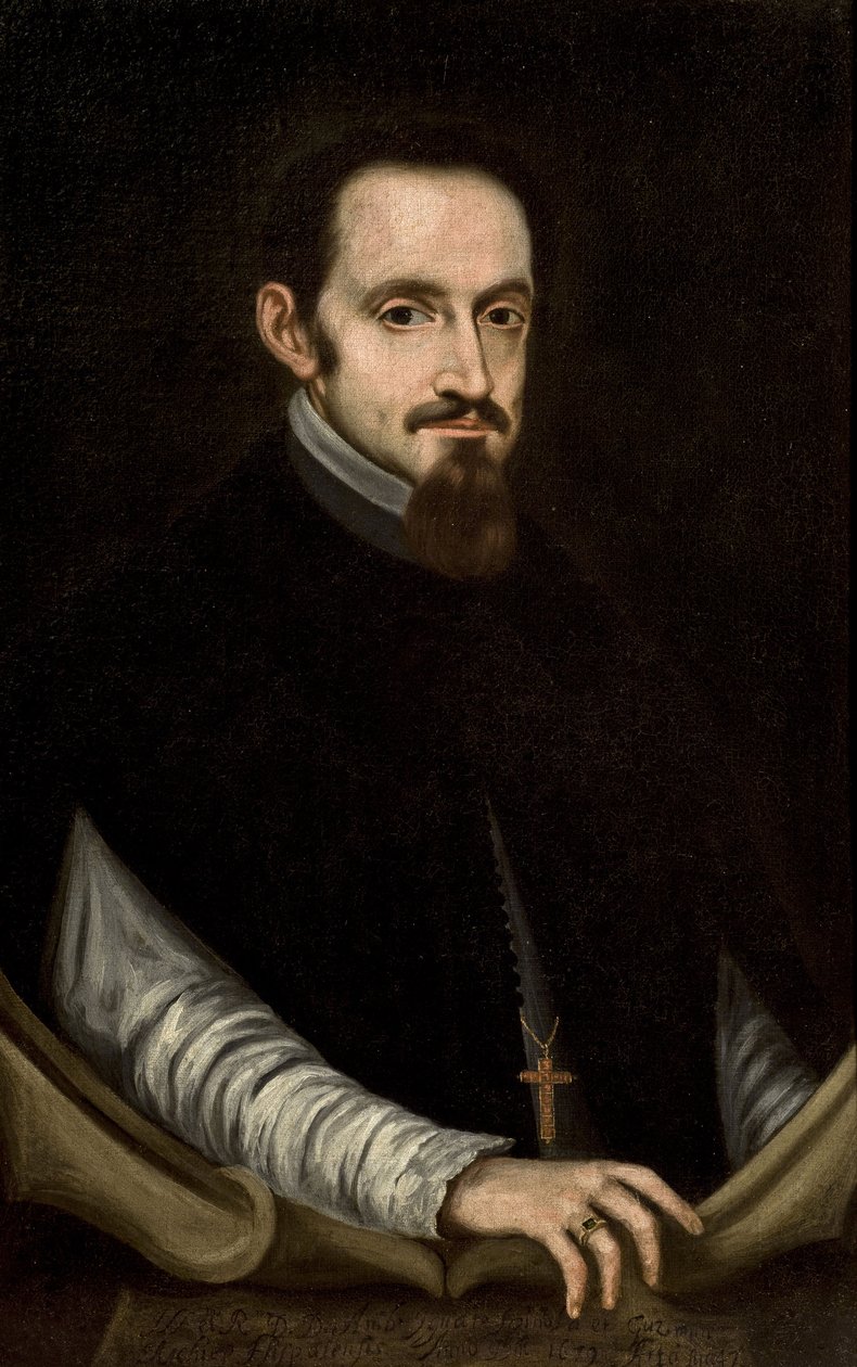 Barokk: Portrett av erkebiskop Ambrose Ignatius Spinola og Guzman (1632-1684) av Nunez de Villavicencio, Pedro (1635-1700), andre halvdel av det 17. århundre. Olje på lerret, 82x52. Bystyret i Sevilla av Pedro Nunez de Villavicenzio