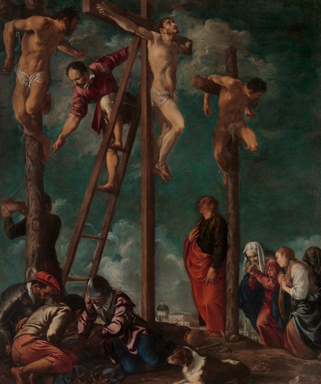 Korsfestelsen, ca. 1625-30. av Pedro Orrente