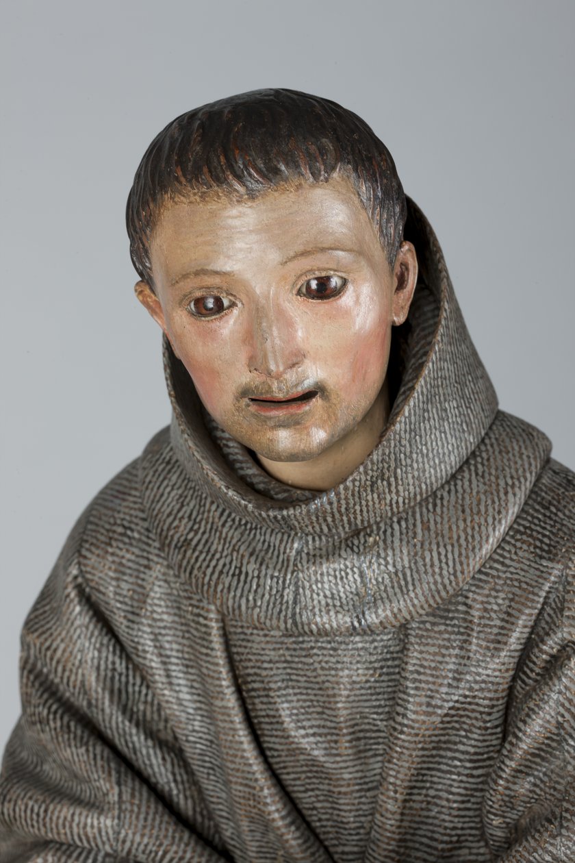San Diego of Alcala, ca. 1665-70 (polykromt tre) av Pedro de Mena