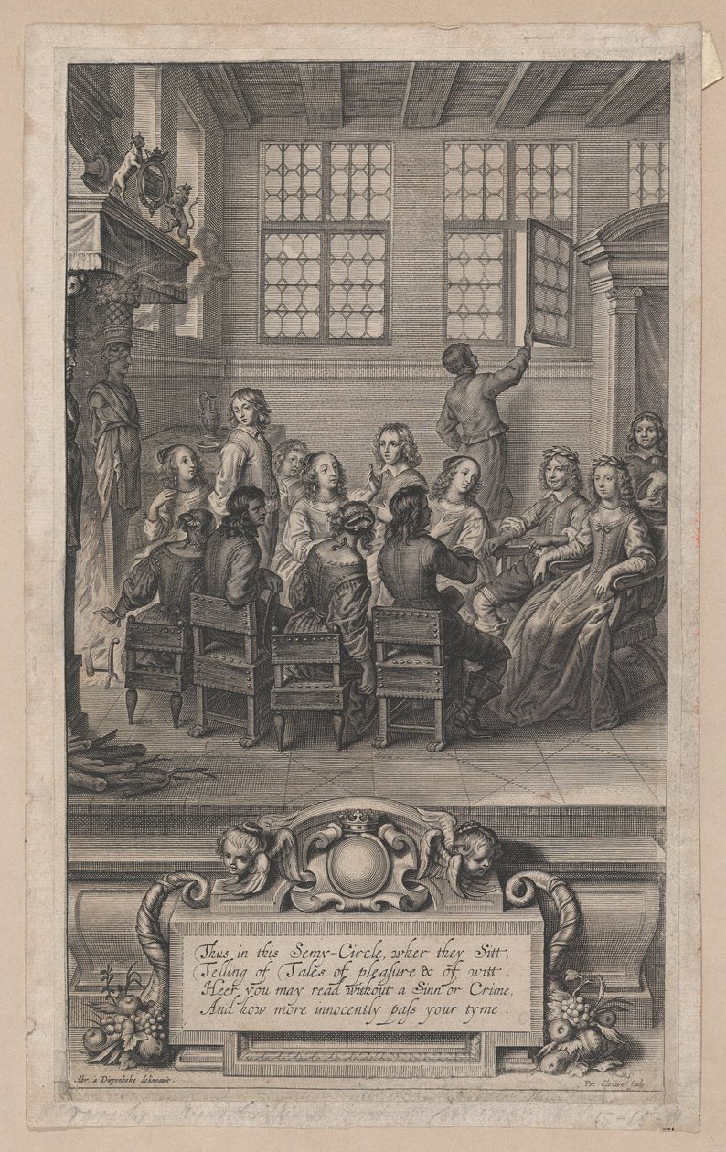 Familien til William Cavendish, Marquess of Newcastle-upon-Tyne, 1656., 1656. av Peeter Clouwet
