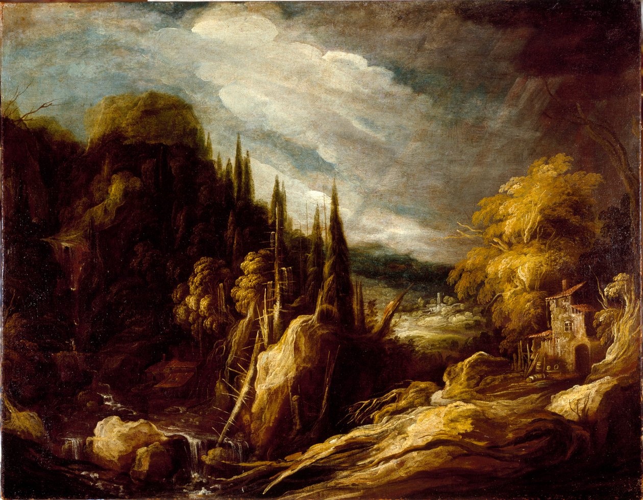 Fjelllandskap av Peeters the Elder Gillis