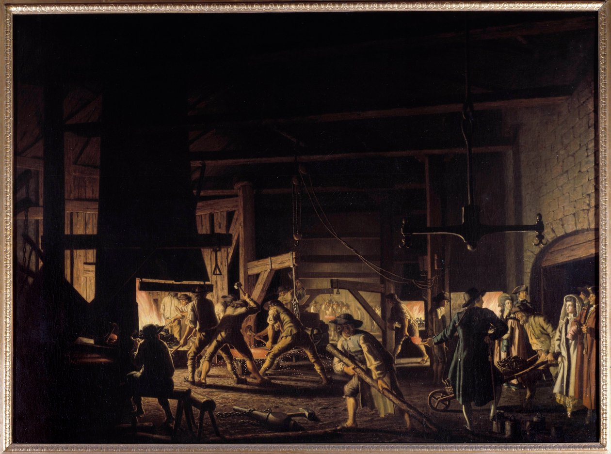En smie på 1700-tallet av Pehr Hilleström