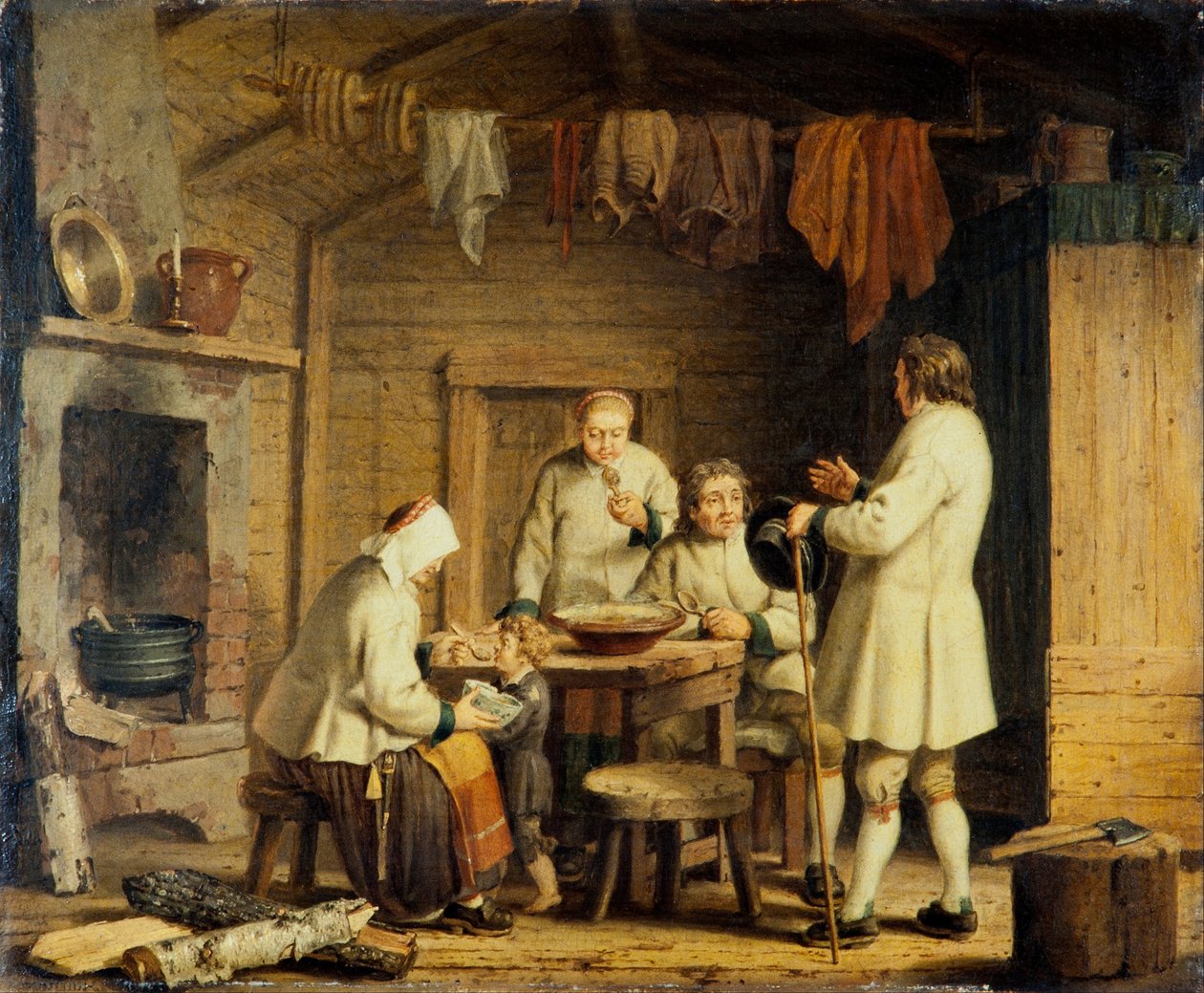 Folk fra Mora i Dalecarlia, ca. 1800 (olje på lerret) av Pehr Hilleström