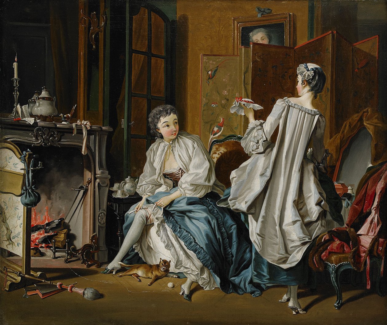 Morgentoalett Etter François Boucher av Pehr Hilleström