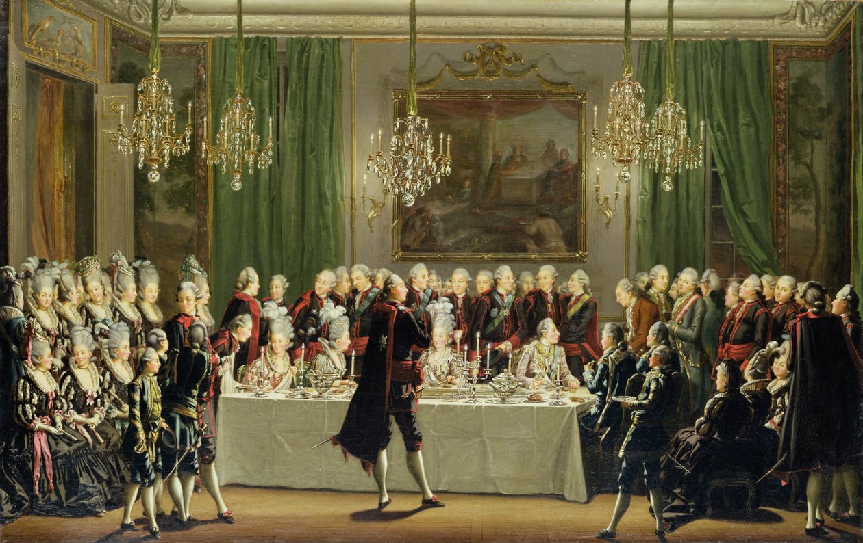 Stockholms slott, nyttårsaften 1779 av Pehr Hilleström