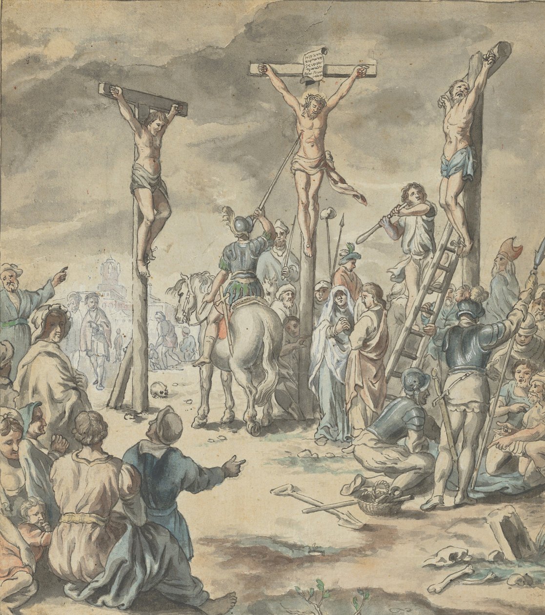 The Crucifixion of Christ, slutten av 1700-tallet. av Pehr Hörberg