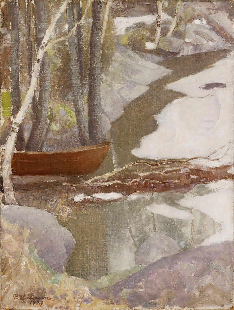 Vårlandskap, 1929. av Pekka Halonen