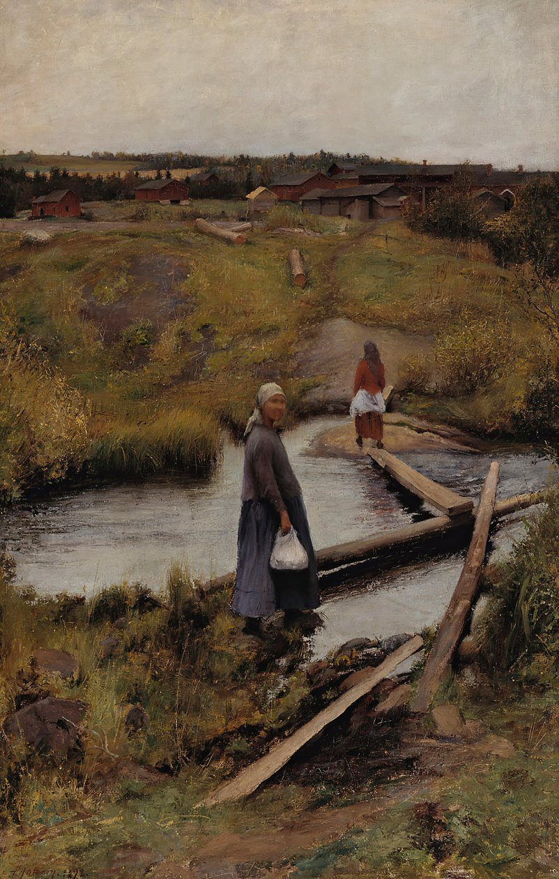 Snarveien, 1892. av Pekka Halonen