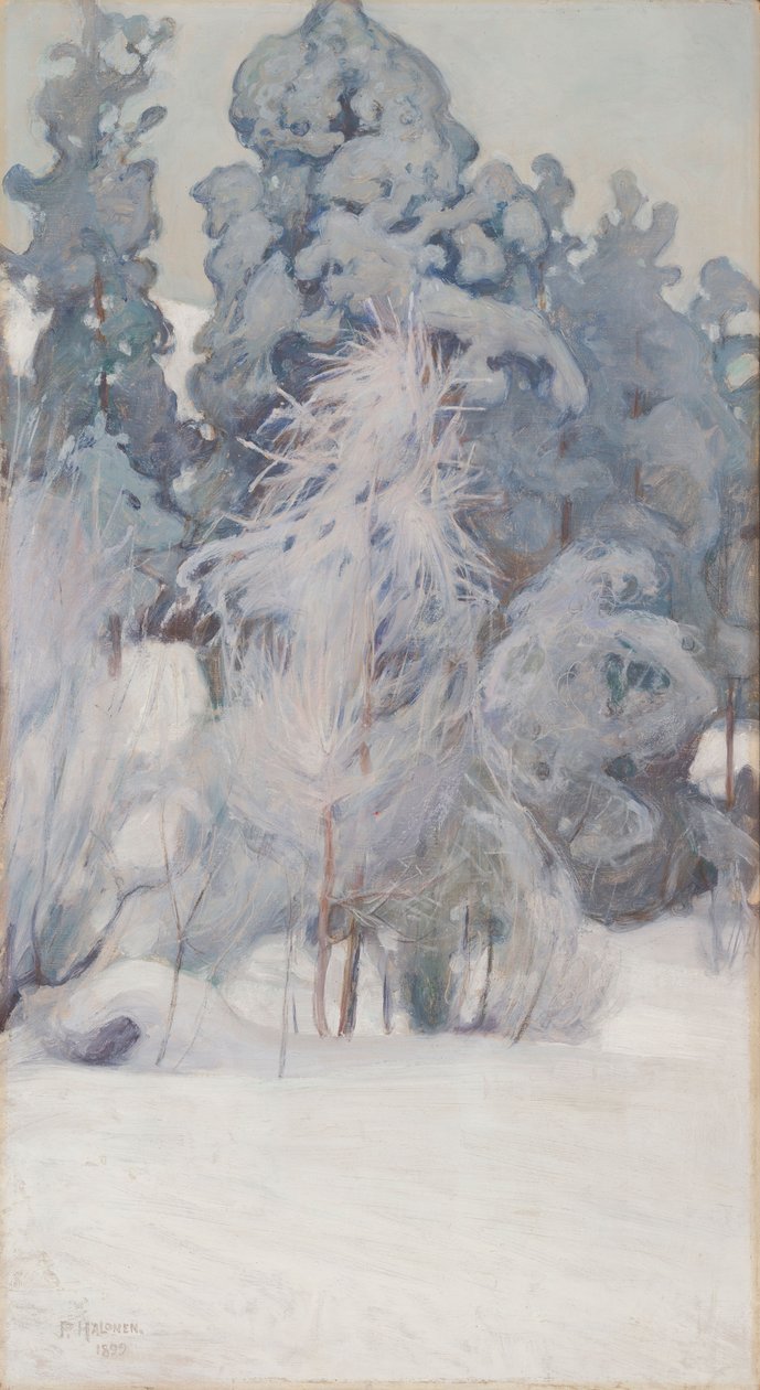 Vinterlandskap av Pekka Halonen