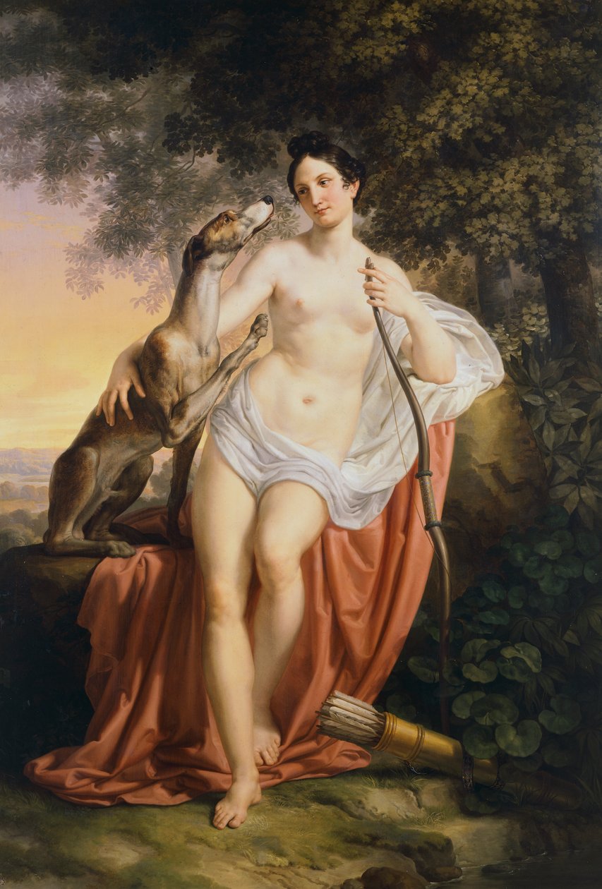 Diana jegerinne av Pelagio Palagi