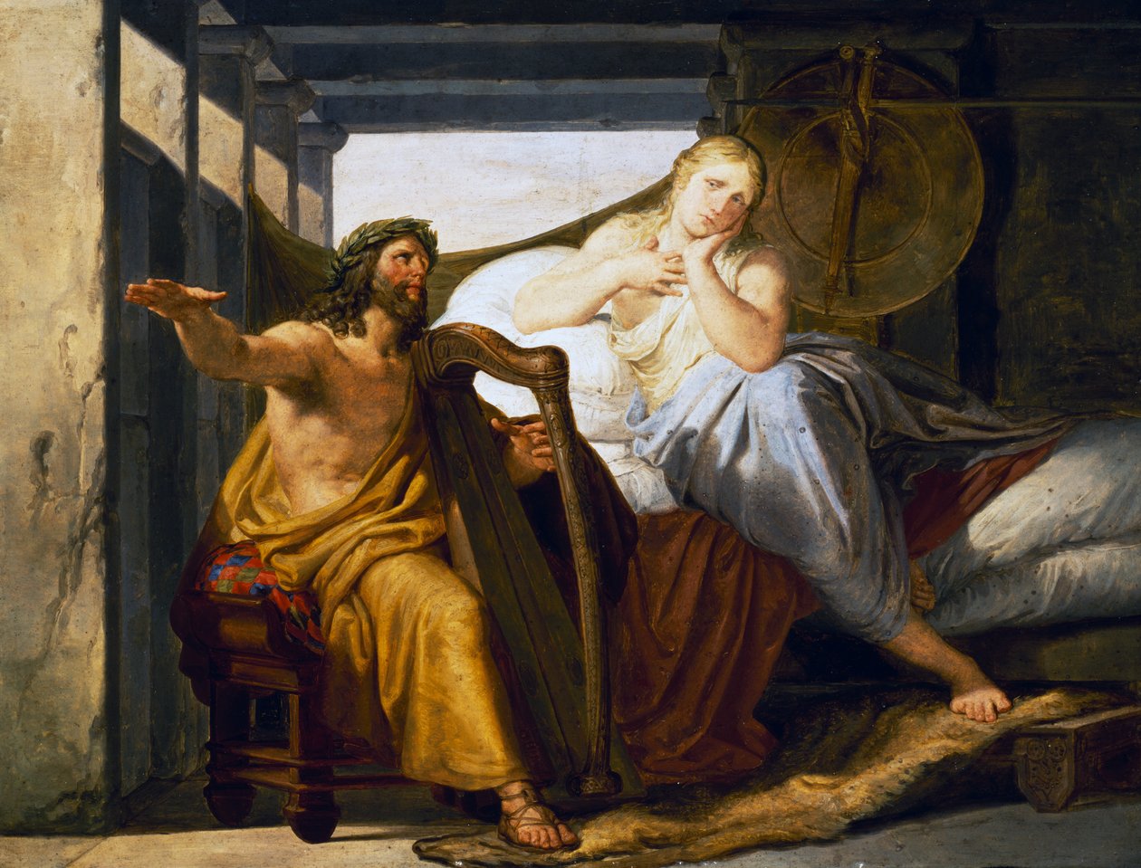Ossian og Malvina av Pelagio Palagi
