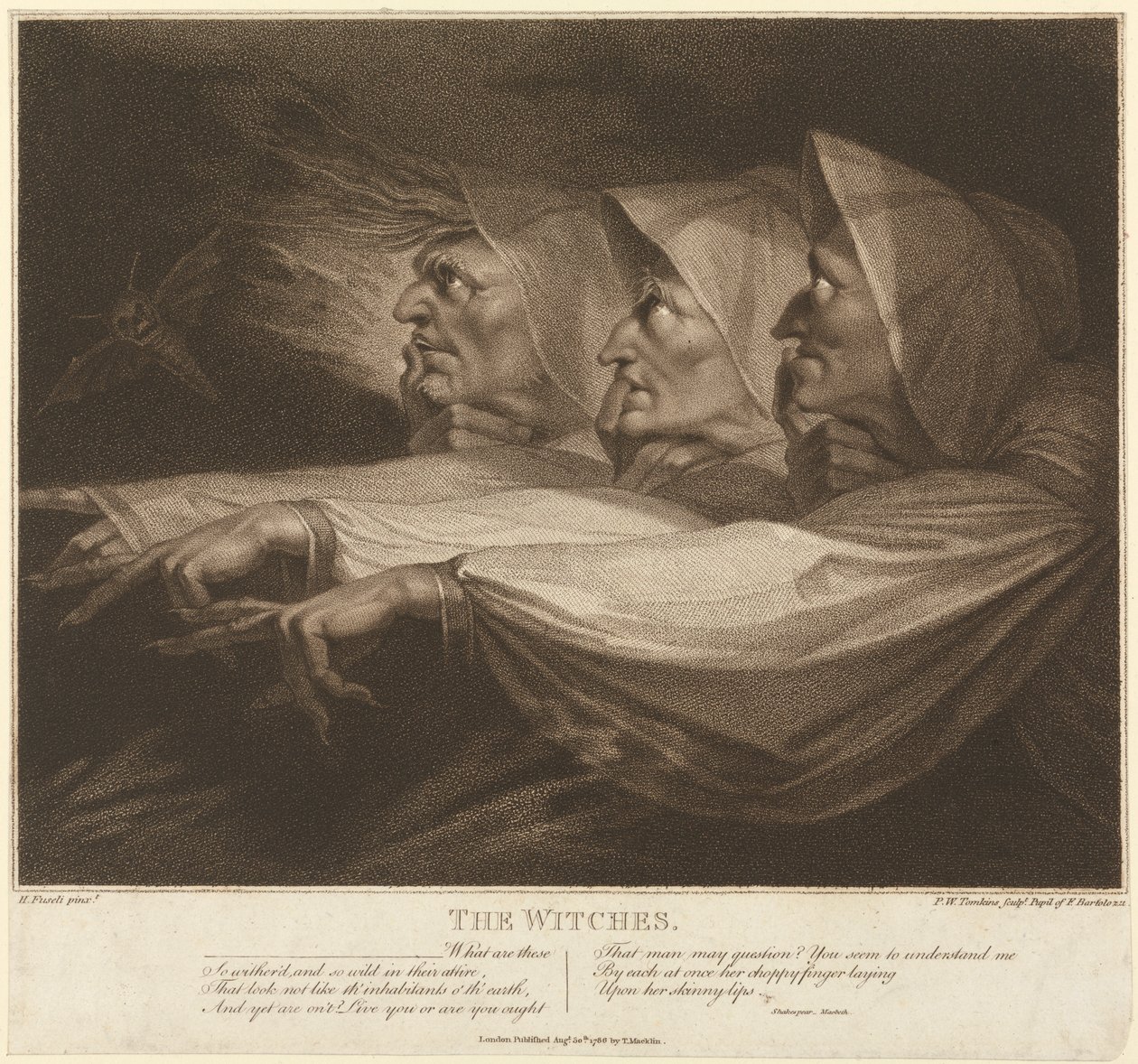 De tre heksene av Peltro W. Tomkins