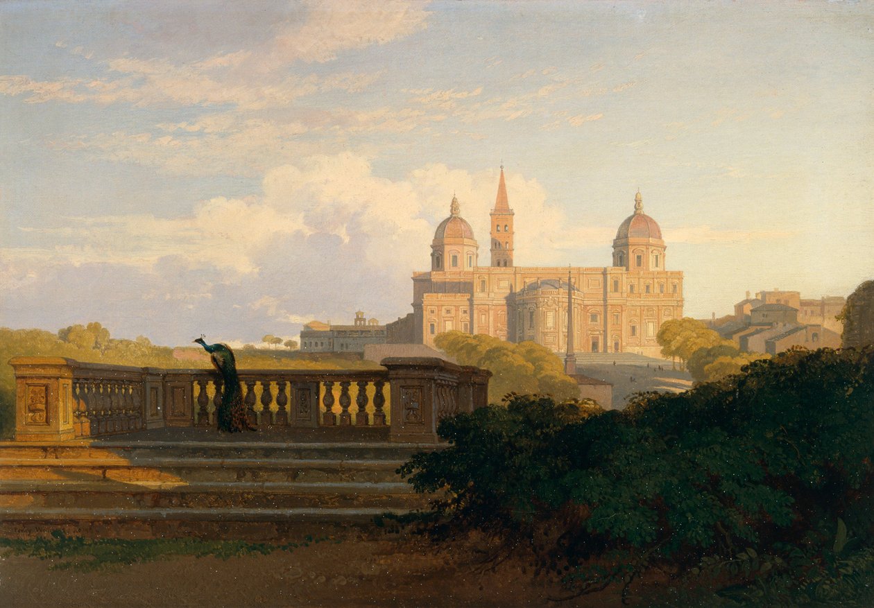 Santa Maria Maggiore, ca 1820-1880. av Penry Williams