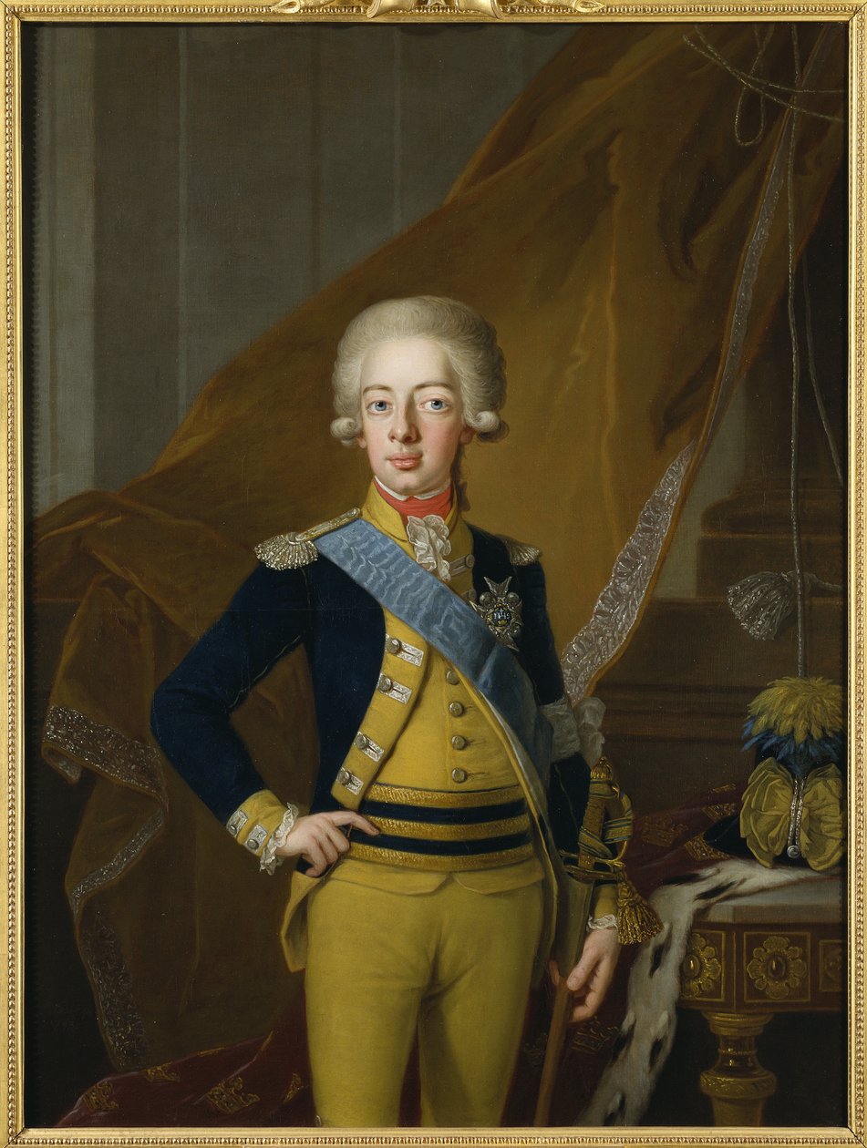 Gustave IV Adolphe de Suede - Portrett av Gustav IV Adolf av Sverige (1778-1837), av Krafft, Per, den eldre (1724-1793). Olje på lerret av Per Krafft