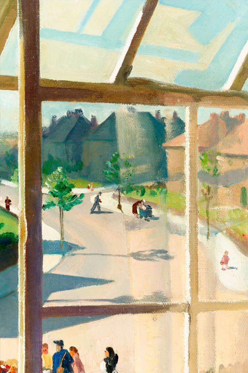 Utsikt fra kunstnerens soverom, c.1930 olje på lerret detalj av 244506 av Percy Shakespeare