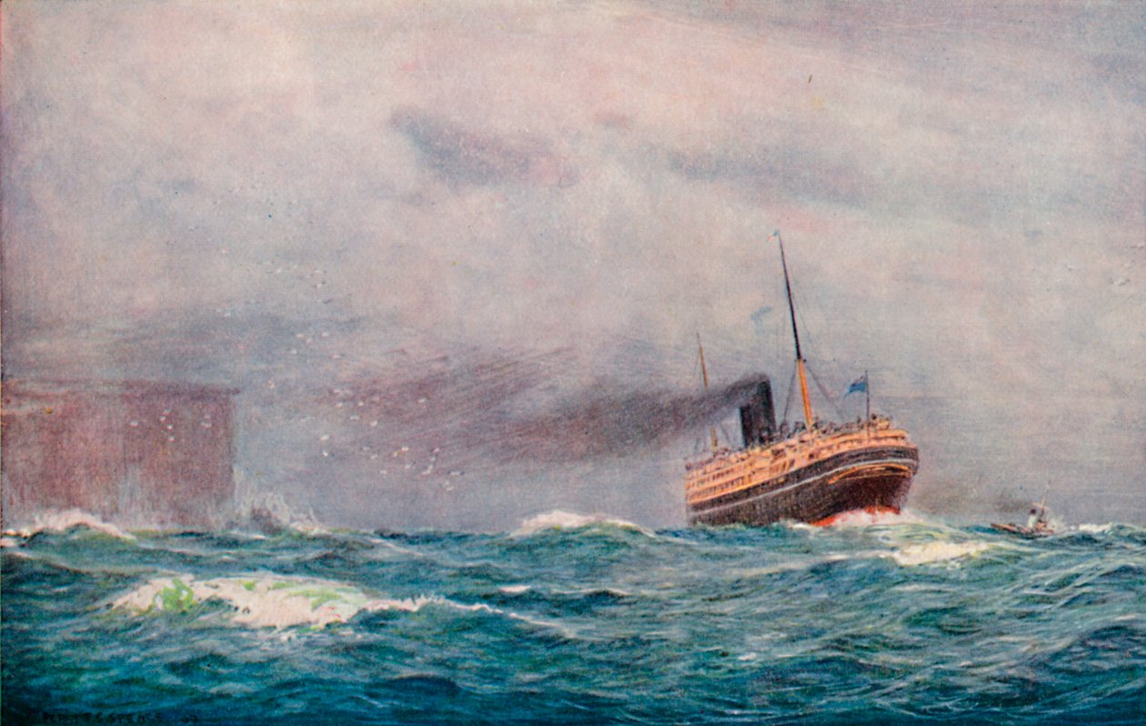 A P. & O. Steamer Outward Bound, 1913 av Percy F.S. Spence