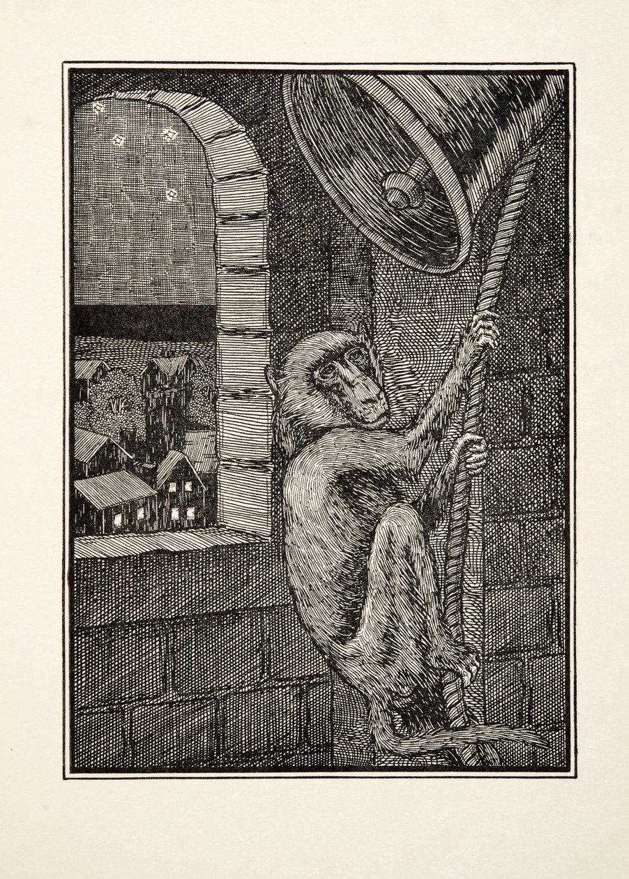 A False Alarm, fra A Hundred Anecdotes of Animals, pub. 1924 av Percy J. Billingshurst