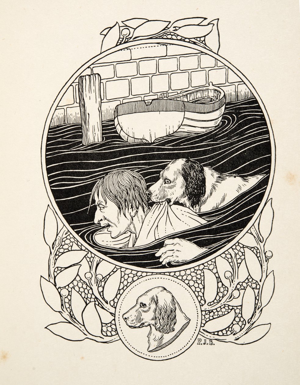 A Generous Revenge, fra A Hundred Anecdotes of Animals, pub. 1924 av Percy J. Billingshurst
