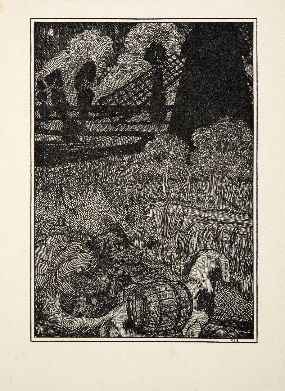 Canine Smugglers, fra A Hundred Anecdotes of Animals, pub. 1924 av Percy J. Billingshurst
