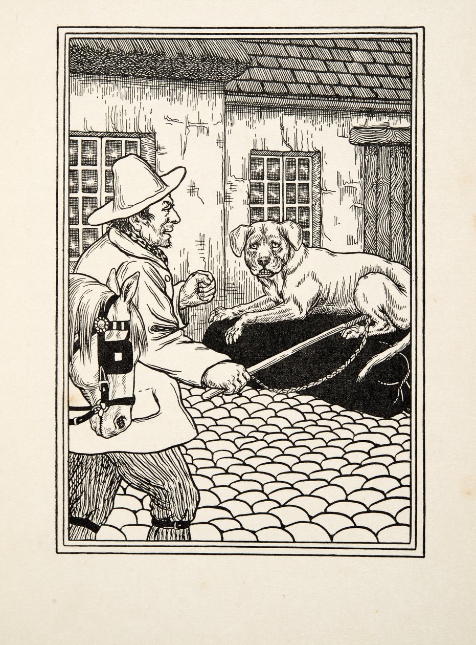 Immovable Fidelity, fra A Hundred Anecdotes of Animals, pub. 1924 av Percy J. Billingshurst