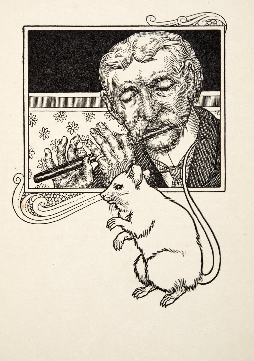 Musical Mice, fra A Hundred Anecdotes of Animals, pub. 1924 av Percy J. Billingshurst
