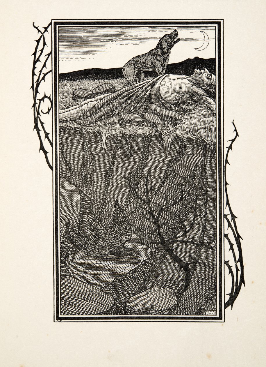 Sabinus and his Dog, fra A Hundred Anecdotes of Animals, pub. 1924 av Percy J. Billingshurst