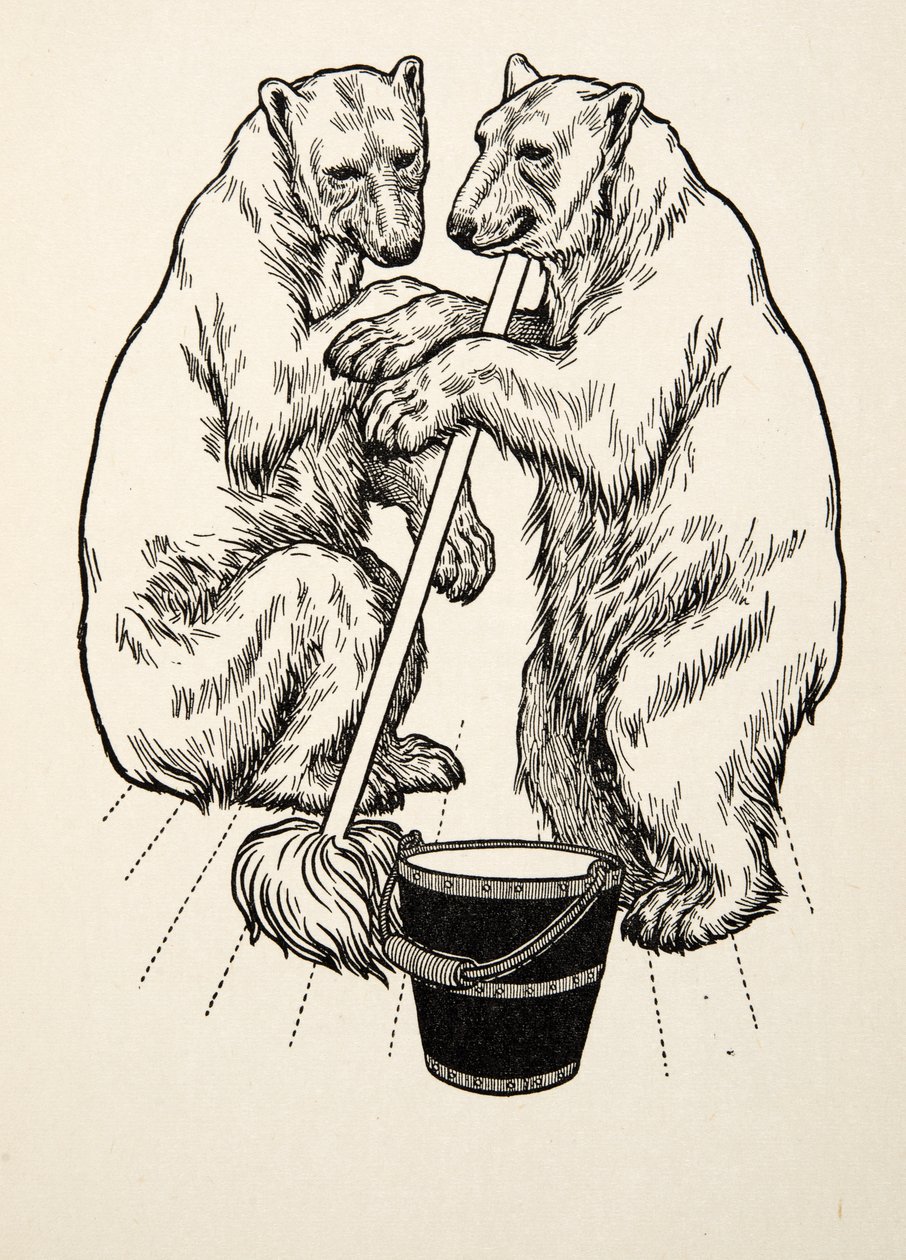 The Bear Cubs, fra A Hundred Anecdotes of Animals, pub. 1924 av Percy J. Billingshurst