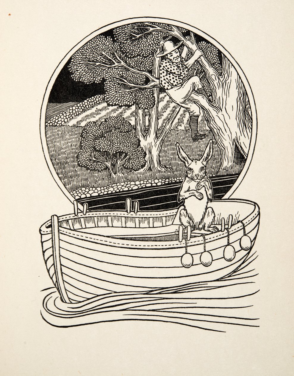The Catcher Catch, fra A Hundred Anecdotes of Animals, pub. 1924 av Percy J. Billingshurst