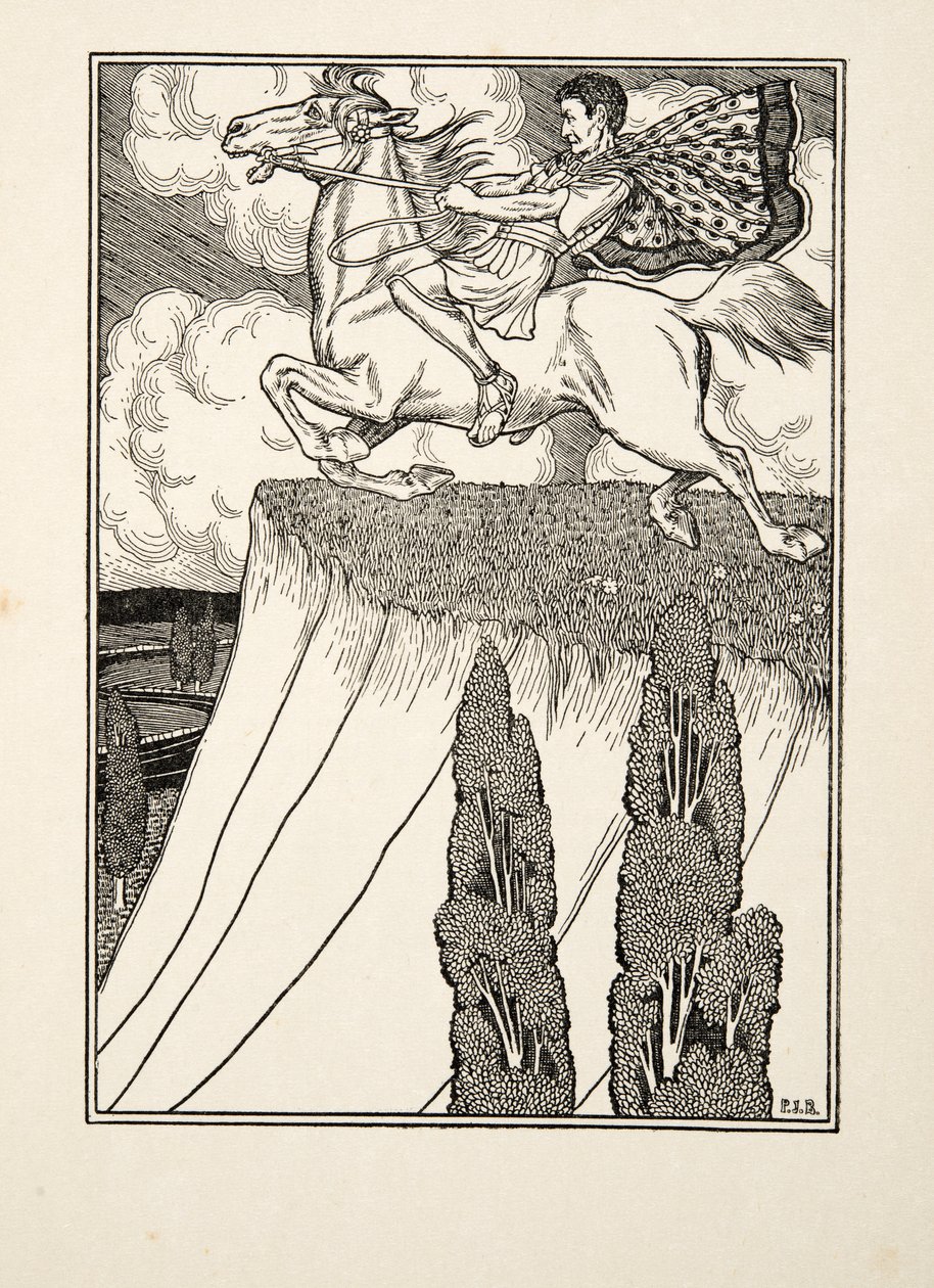 The Death of Antiochus Revenged, fra A Hundred Anecdotes of Animals, pub. 1924 av Percy J. Billingshurst