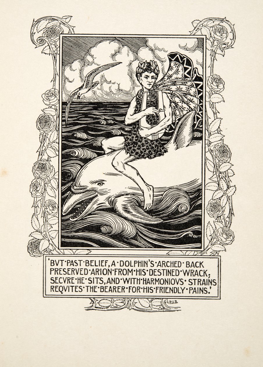 The Dolphin, fra A Hundred Anecdotes of Animals, pub. 1924 av Percy J. Billingshurst