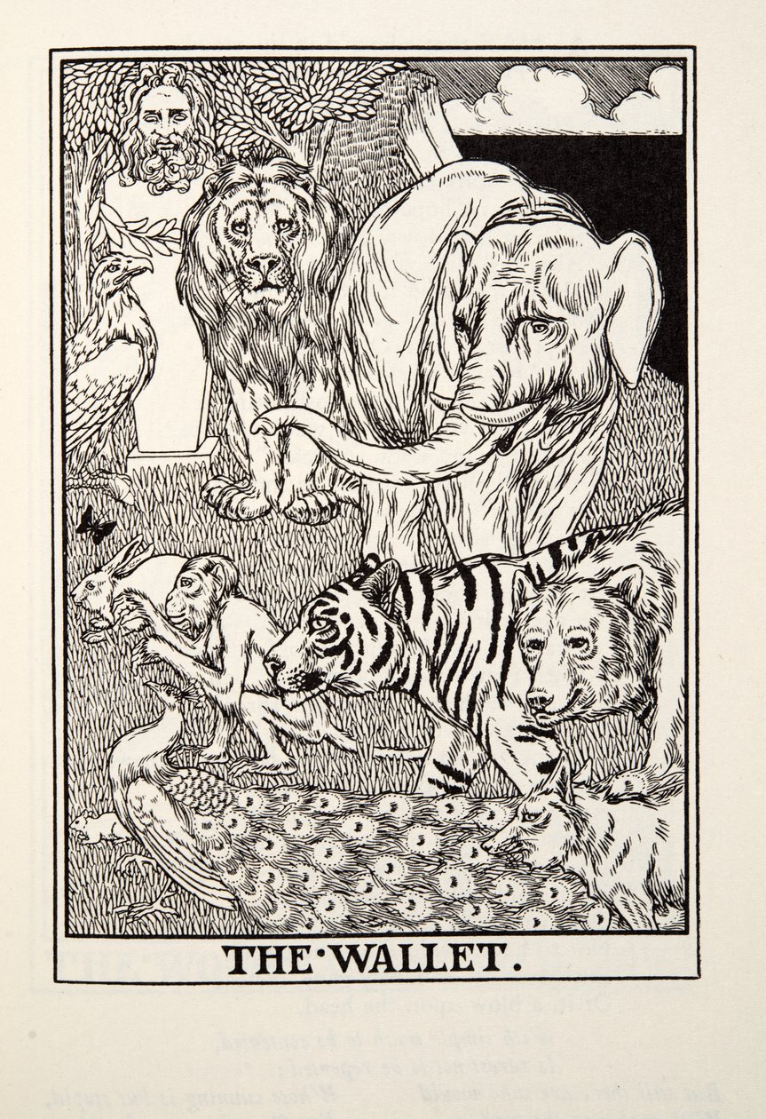 The Wallet, fra Fontaine Fables, pub. 1905 av Percy J. Billingshurst