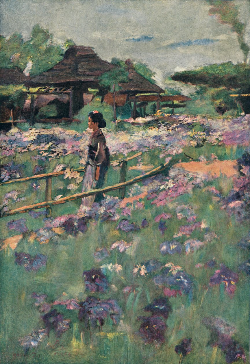 Et maleri med japansk tema, 1898 av Percy Sturdee