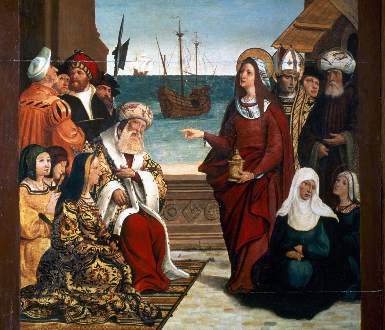 Altertavle av Maria Magdalena, detalj av Pere Mates
