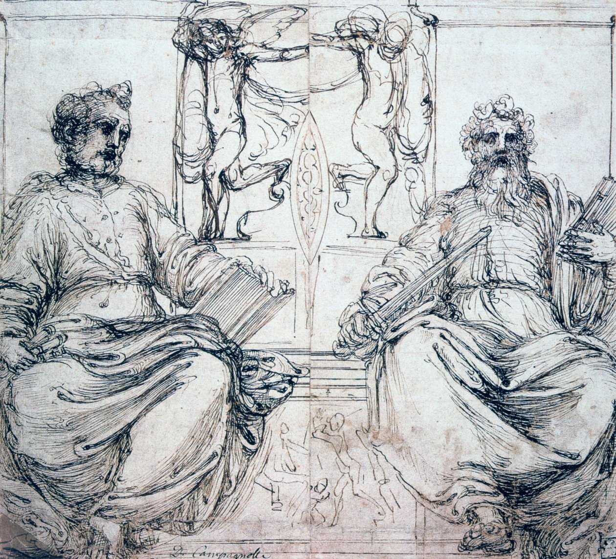 St Pierre og St Paul, 1500-tallet. av Perino del Vaga