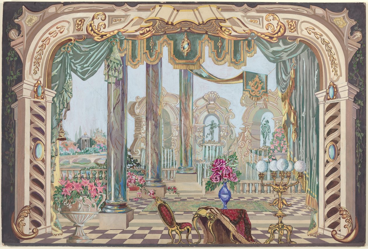 Scenebakgrunn, 19351942. av Perkins Harnly