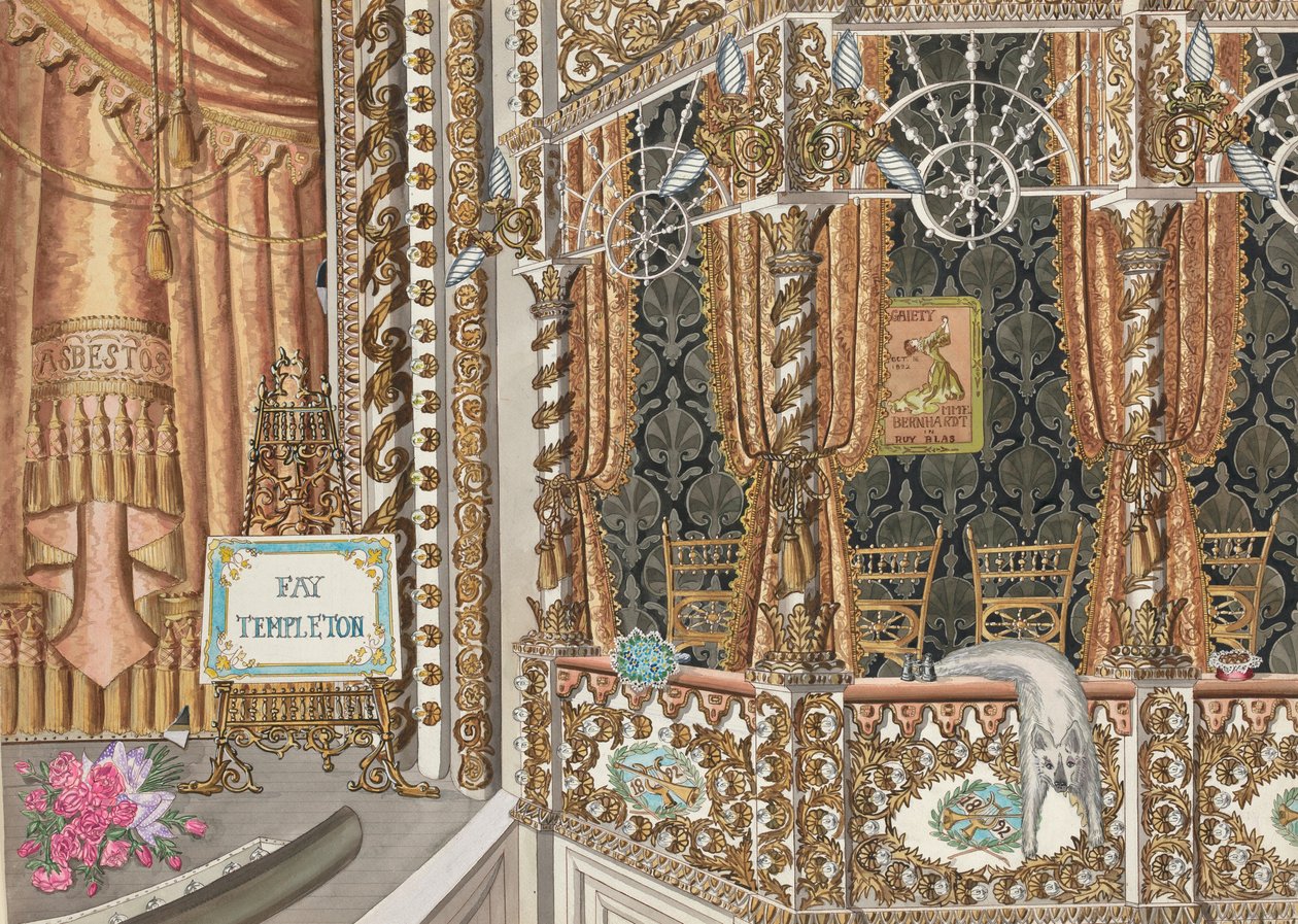 Teaterboks, 1892, ca. 1947. av Perkins Harnly