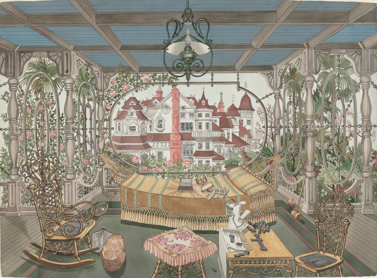 Veranda, 1885 av Perkins Harnly
