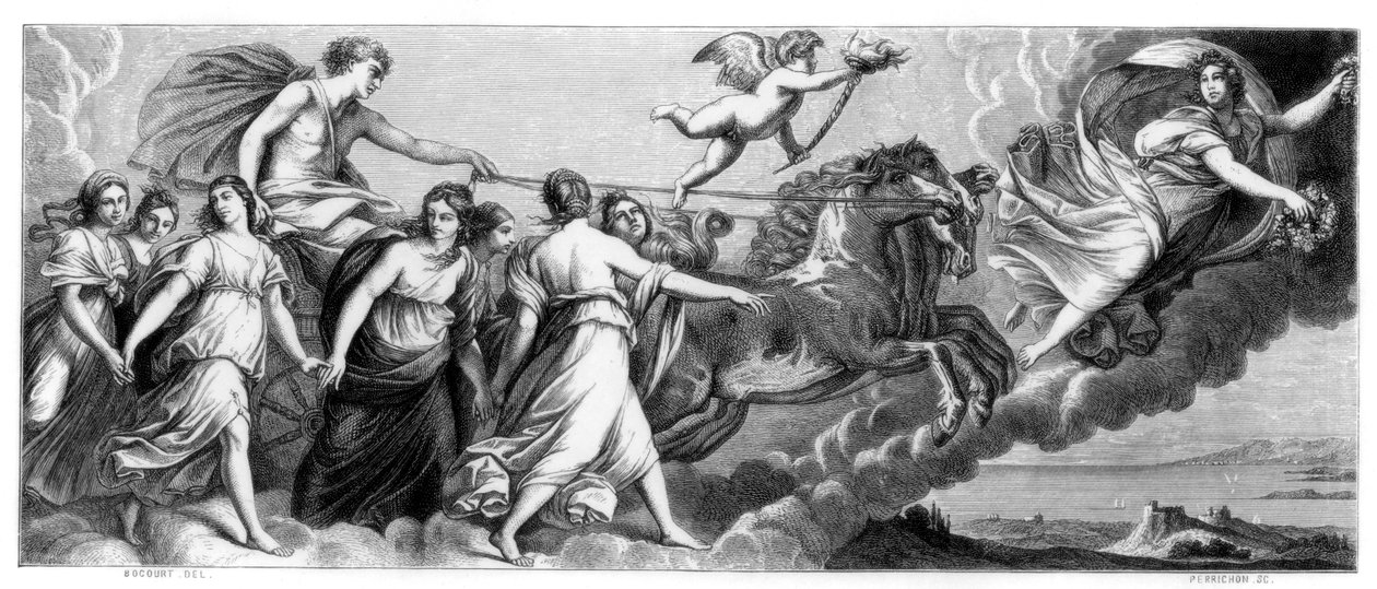 Aurora Dawn, 1613-1614 1870 av Perrichon