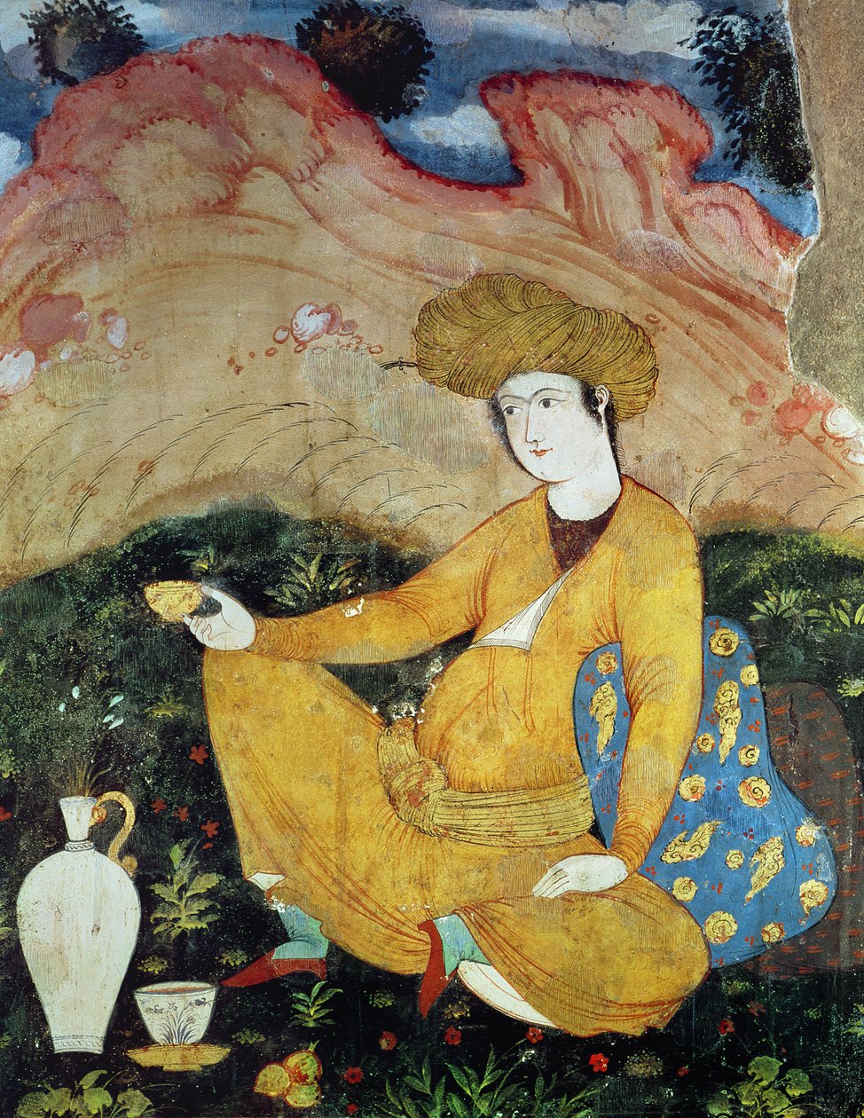 Hovmester fra domstolen til Shah Abbas I (1588-1629) av Persian School