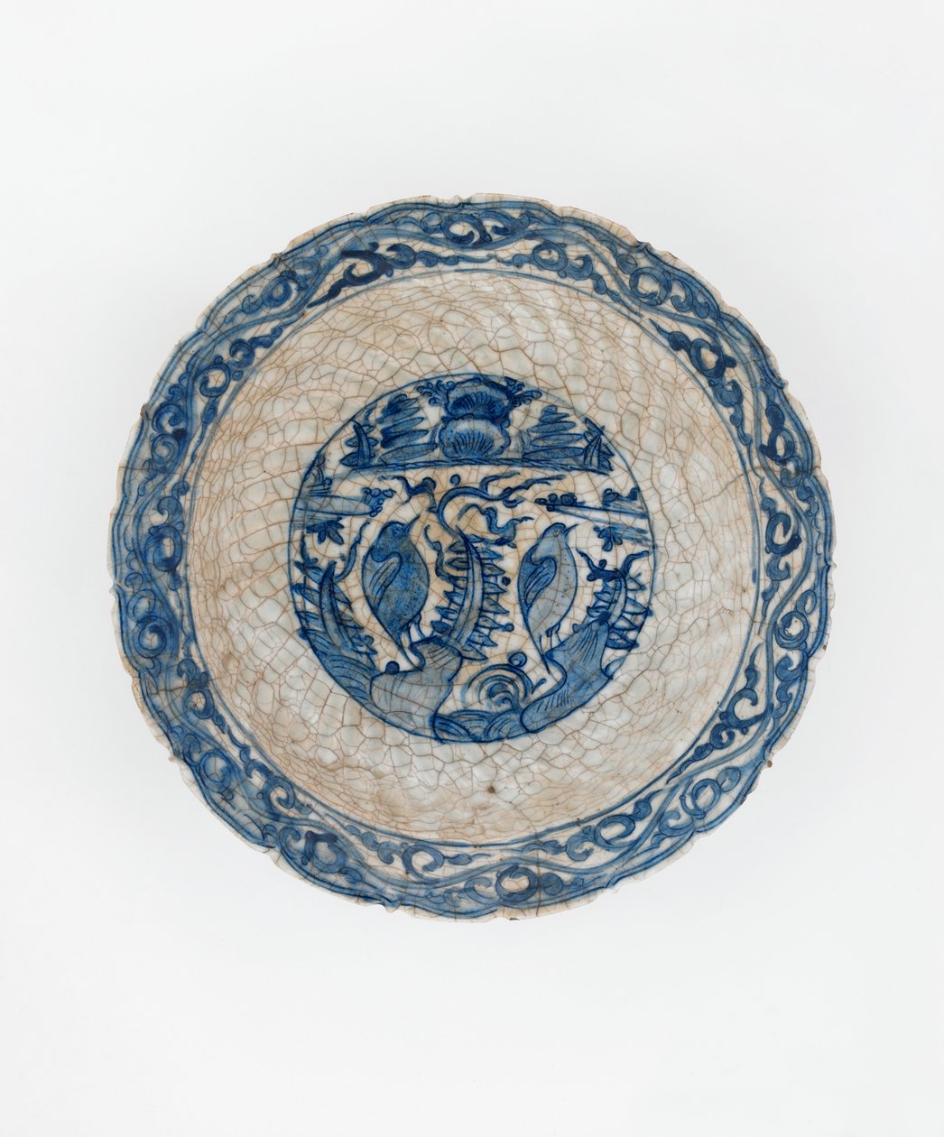 Dish, Iran, Safavid-perioden (keramikk) av Persian School