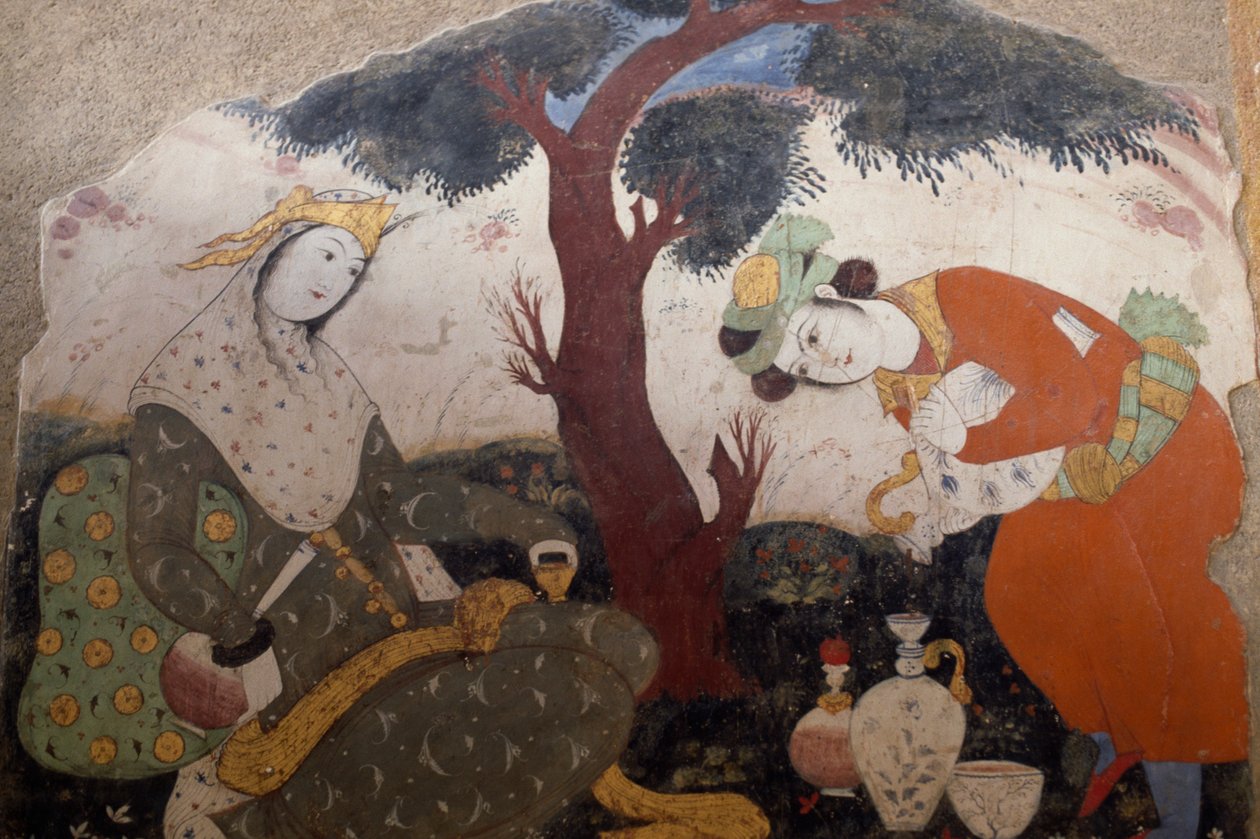 Kvinnefigurer av Persian School