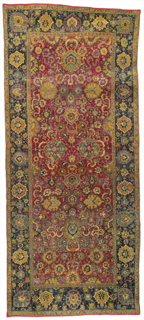 Isfahan-teppe, Sentral-Persia, første kvartal av 1600-tallet av Persian School
